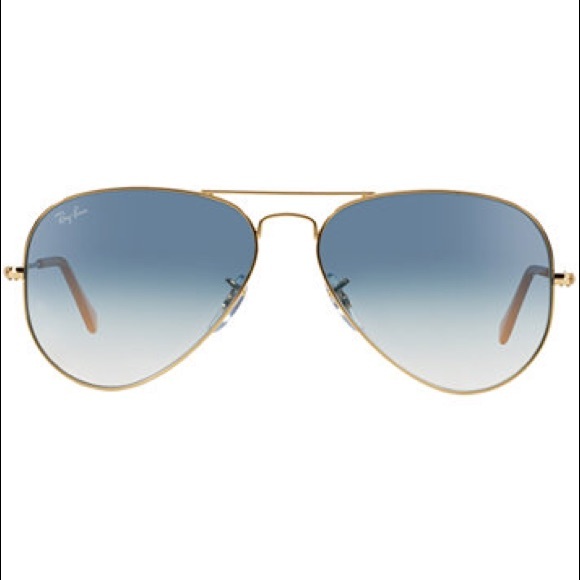 Ray-Ban Accessories - Ray-ban gold blue gradient aviator sunglasses